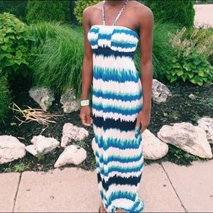 Gorgeous shades of blue maxi dress | Size S